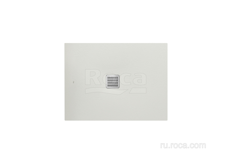TERRAN Душевой поддон 1000X700 с сифоном и решеткой светло-серый Roca AP013E82BC01090