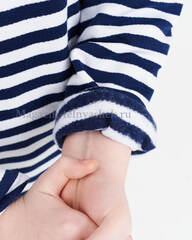 Купить зимнюю тельняшку - Магазин тельняшек.ру 8-800-700-93-18Тельняшка детская с начесом (темно-синяя полоса) в Магазине тельняшек