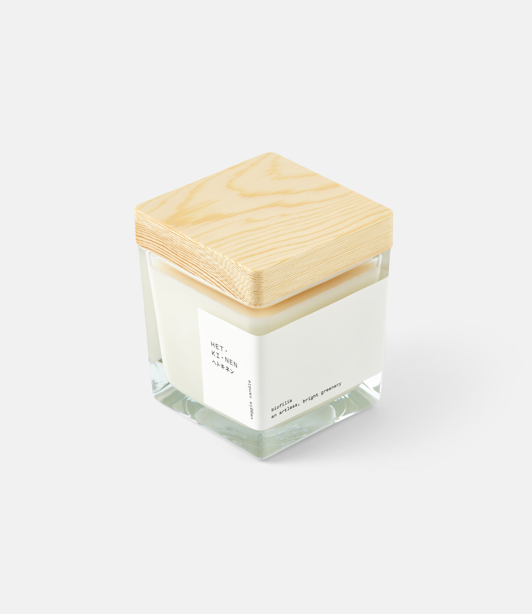 Hetkinen Veggie Candle Biofilia Square — вегетарианская свеча