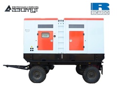 Дизельный генератор Азимут ЭД-200-Т400-2РПМ19 Ricardo на шасси в капоте с автозапуском