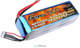 Аккумуляторная батарея Gens ace 4000mAh 14.8V 25C 4S1P Lipo Battery Pack EC5