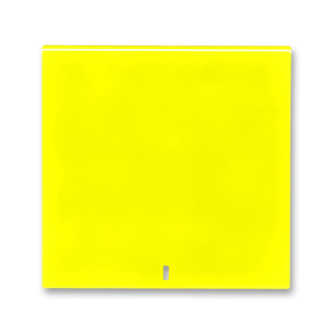 Клавиша одноклавишного выключателя с линзой. Цвет Жёлтый. ABB. Levit(Левит). 2CHH590443B8064