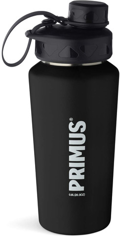 Картинка фляга туристическая Primus TrailBottle 0.6L S.S. Black - 1