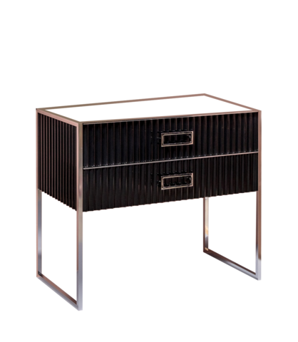 Boheme Monaco 866-100-BCR Тумба, цвет: чёрный,хром