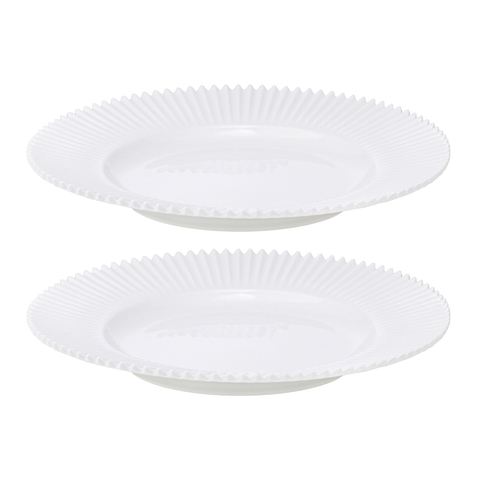 Набор тарелок 2шт 21см Tkano Edge белый