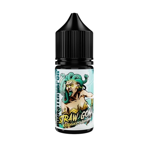 Жидкость MONSTERVAPOR Salt 2% ULTRA 30 ml - Straw Gona (Клубника с бананом)