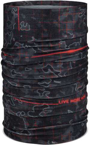 Тонкая зимняя бандана-труба Buff Thermonet Emgy Graphite фото 1