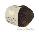 Пряжа Gazzal Baby Cotton XL 3436 шоколад