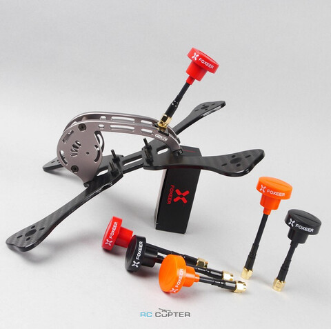 Антенна Foxeer Pagoda PRO 5.8G RHCP Omni FPV Antenna SMA red long PA1391