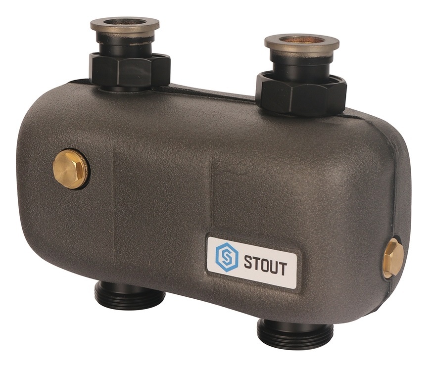 Гидравлическая стрелка Stout 3 м3/час SDG-0015-004001 | Гидрострелка Стоут