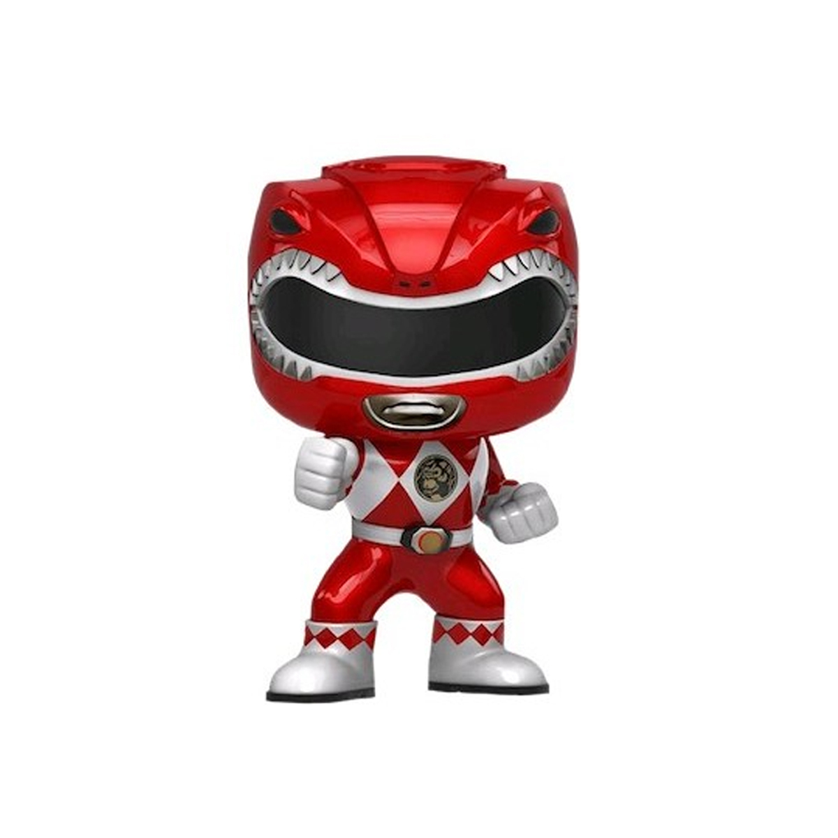 Funko Dorbz – Power Rangers Red Ranger GITD (Exc) – Exklusive Glow-in-the-Dark Edition – Sammlerfigur