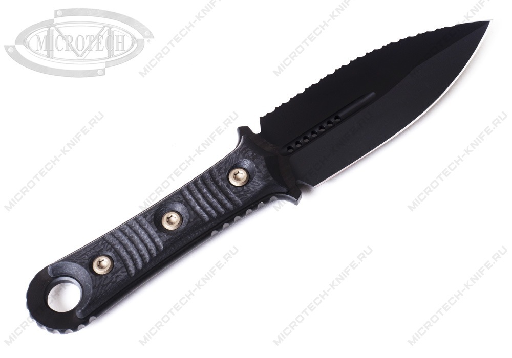 Нож Microtech Borka SBD 201-3 DLCCFS Serrated - фотография 