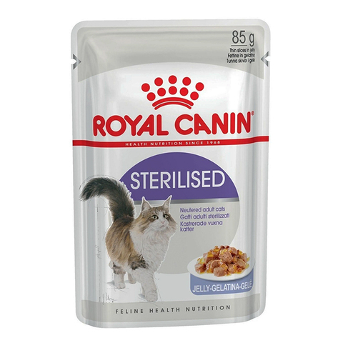 Влажный корм Royal Canin Sterilised, в желе, для стерилизованных взрослых кошек, 85 г.