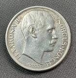 K15891 Норвегия 1915 1 крона серебро