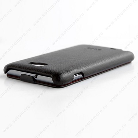 Чехол-флип HOCO для Samsung Galaxy Note N7000 - HOCO Classic Leather Case Black