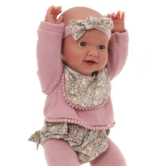Munecas Antonio Juan Кукла интерактивная Мия Лючия, 42 см, пьет, писает, винил (50162)