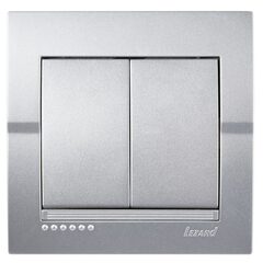 DERIY 702 2828 101 Выкл. 2-ой серебристый металлик