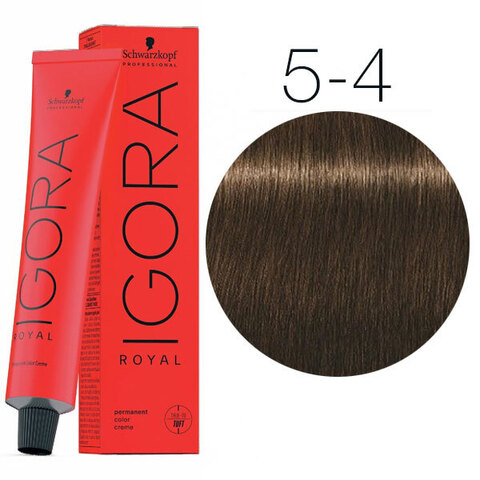 Schwarzkopf Igora Royal New 5-4 (Светлый коричневый бежевый) - Краска для волос