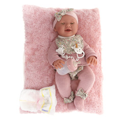 Munecas Antonio Juan Кукла интерактивная Мия Лючия, 42 см, пьет, писает, винил (50162)