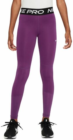 Брюки для девочки Nike Girls Pro Dri-Fit Leggings - viotech/black/white