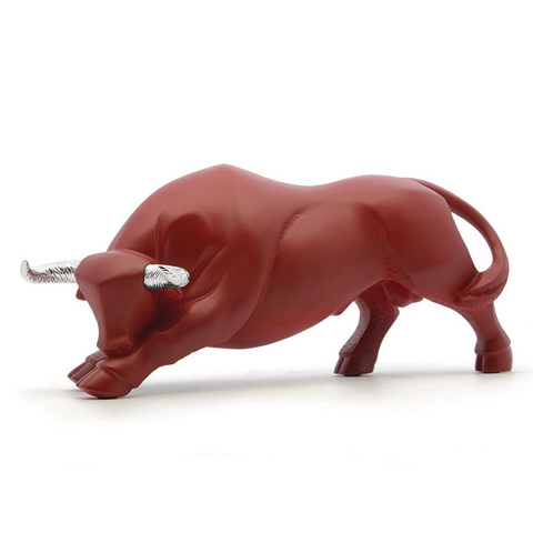 Статуэтка Nadal Большой Бык 733618 красный