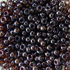 Бисер 10/0 PRECIOSA, 50 г, коричневый прозрачный
