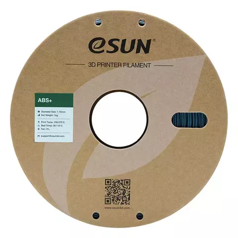 Катушка ABS+ пластика Esun, 1.75 мм, 1 кг, серая