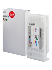 Струйный картридж Sakura C13T41F240 (T41F2 C) для Epson SureColor SC-T3400/5400, пигментный тип чернил, голубой, 350 мл.