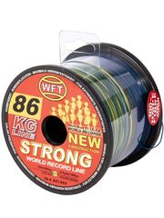 Леска плетёная WFT KG STRONG Multicolor 250 м, 0.52 мм