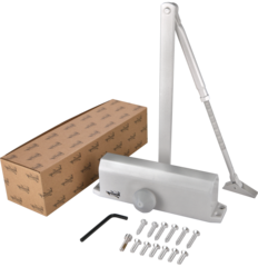 Дверной доводчик DD-140S (серебро)