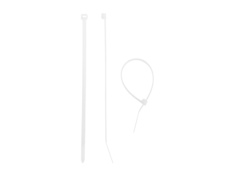 ЗУБР КС-Б2, 4.8 x 350 мм, нейлон РА66, 25 шт, белые, кабельные стяжки, Профессионал (4-309017-48-350)