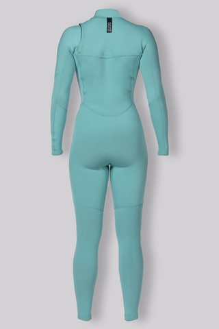 7 Seas 3/2 Chest Zip Full Suit Aqua mairine