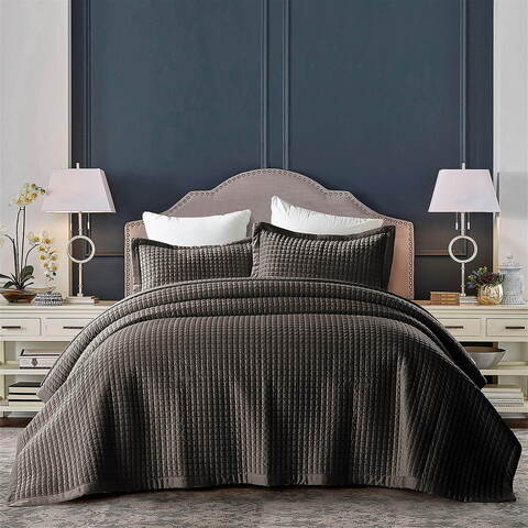 Покрывало 240х260 и 2 наволочки 50х70 Sofi De MarkO Лоретта бежевое