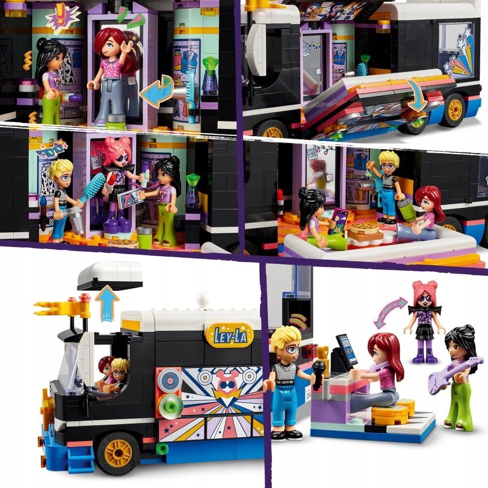 Конструктор LEGO Friends - Концертный автобус поп-звезды - Лего Друзья  42619 купить в Москве | Доставка по России.