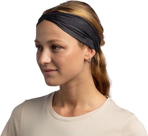 Картинка повязка Buff Headband Ellipse CoolNet Disx Black - 3