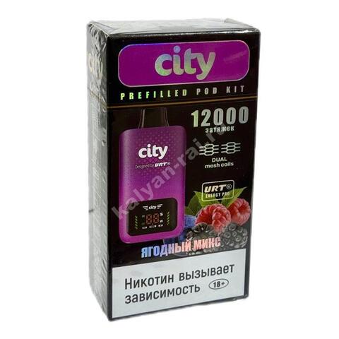 City Energy Pro URT POD Kit - Ягодный Микс 12000 затяжек
