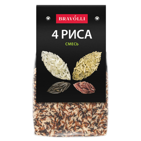 Смесь Браволли 4 риса 350г, шт