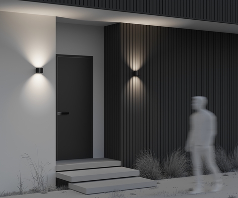 Уличный настенный светодиодный светильник Maytoni Fulton O573WL-L6B