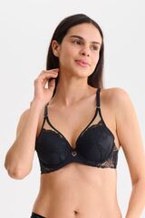 Бюстгальтер с формованной чашкой на косточке LISCA CHARISMA 010382 | Черный