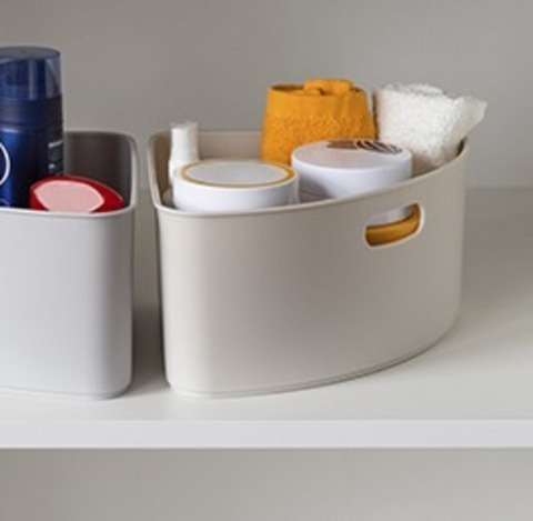 Корзина Agraba, 3.8 л, 29х22х12 см, цвет платина, пластик