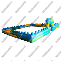 Надувная игровая комната "Лего" размер 5*5*1,5 м