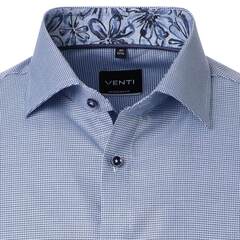 Сорочка мужская Venti Modern Fit 154492400-100 из фактурной ткани с цветной отделкой