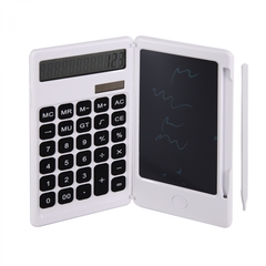 
          Калькулятор с графическим планшетом Alingar 12 разрядов, 162*80*14 мм, двойное питание, белый, раскладной, стилус, батарея в комплекте