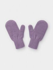 варежки  для девочки  КВ 10021/ш/светло-сиреневый