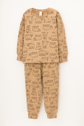 пижама  для мальчика  К 1587/24/итальянский песок,медведи