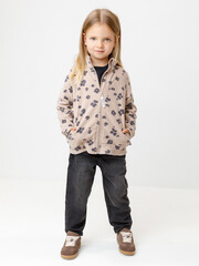 куртка  для девочки  ФЛ 34025-1/н/44 ГР