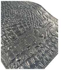 
          Обложка для автодокументов, натуральная кожа, крокодил, черная, тиснение, конгрев "Данди"