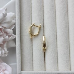 Швензы 14*4 мм с английским замком, позолота, Ш115