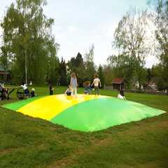 Надувная подушка для установки в грунт «Зелёная опушка», 11×7×2 м