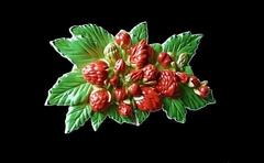 Силиконовый молд Композиция Ветка малины